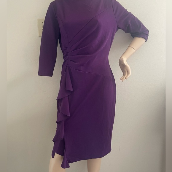 NWT Aisize 3/4 sleeve dress - Picture 4 of 10